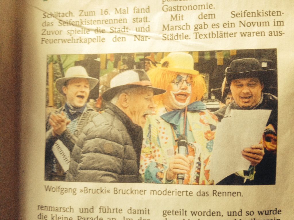 "Seife---Kiste"- Marsch am Fasnetsonntag 2016 in Schiltach